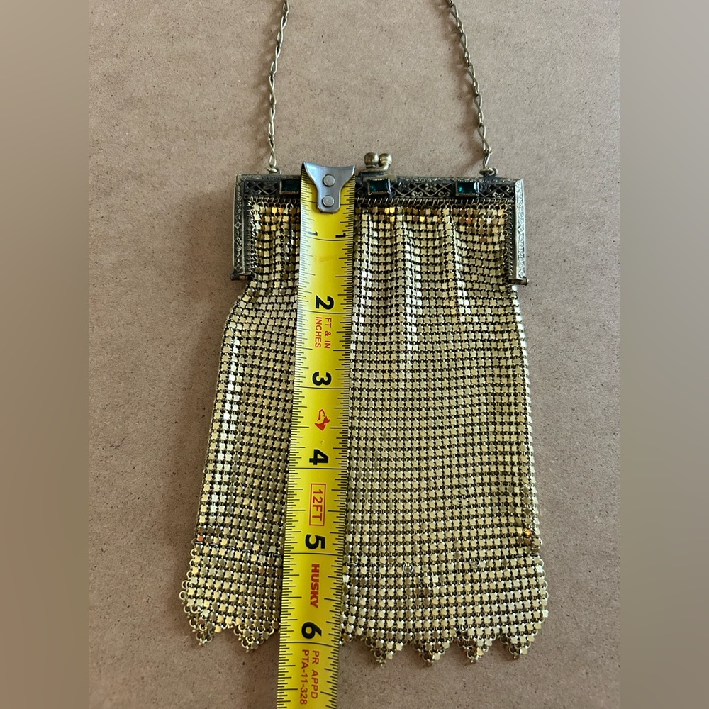 Vintage 1920s Whiting & Davis Metal Mesh Purse - Picture 5 of 14